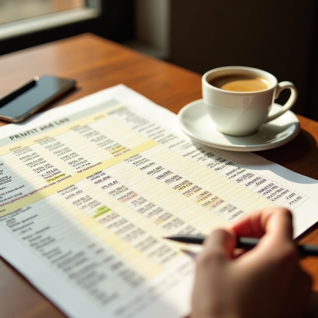 Conto economico gestionale di un ristorante con voci di costo evidenziate